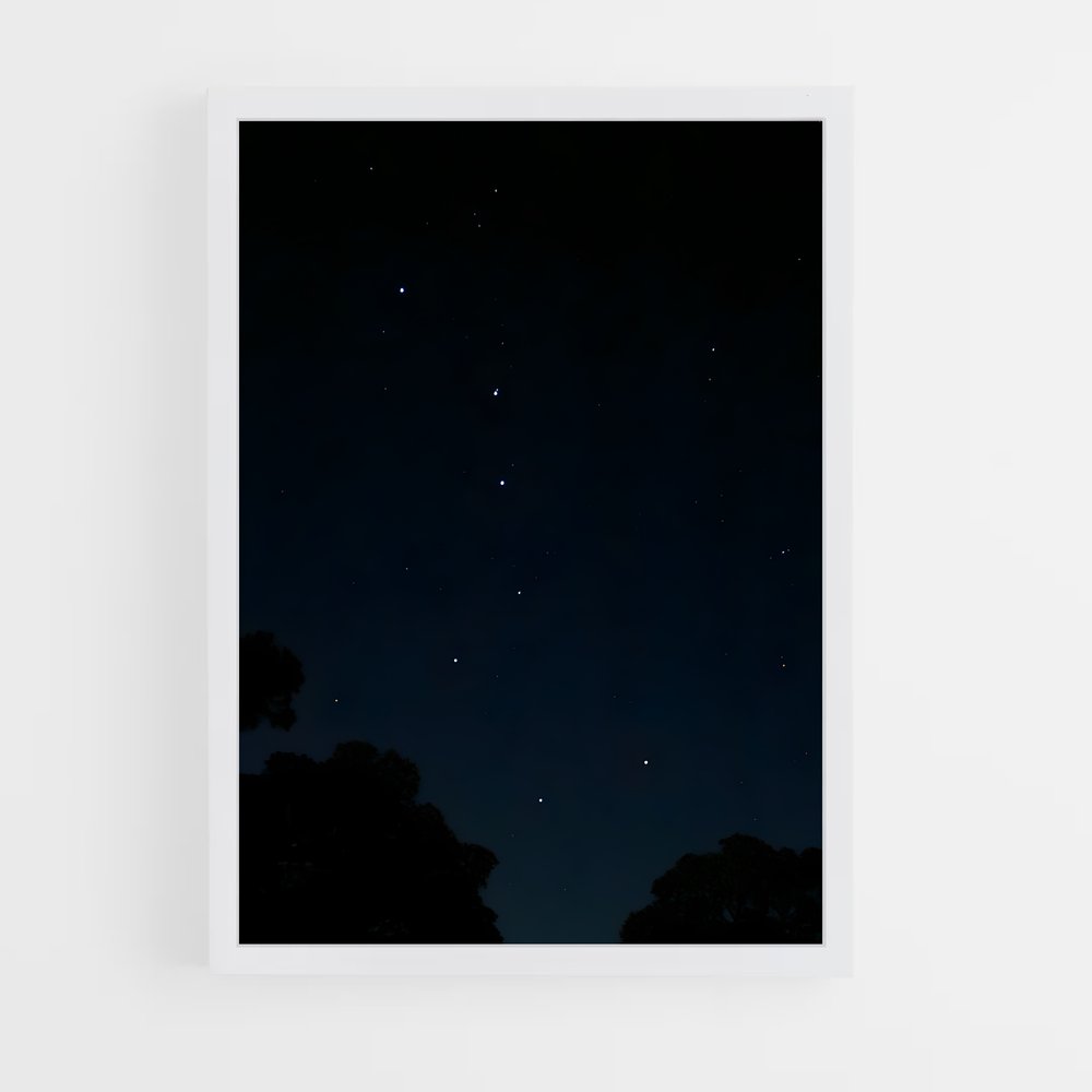 Poster Constellation Grande Ourse Lumineuse – affiche Constellations (vue 3)